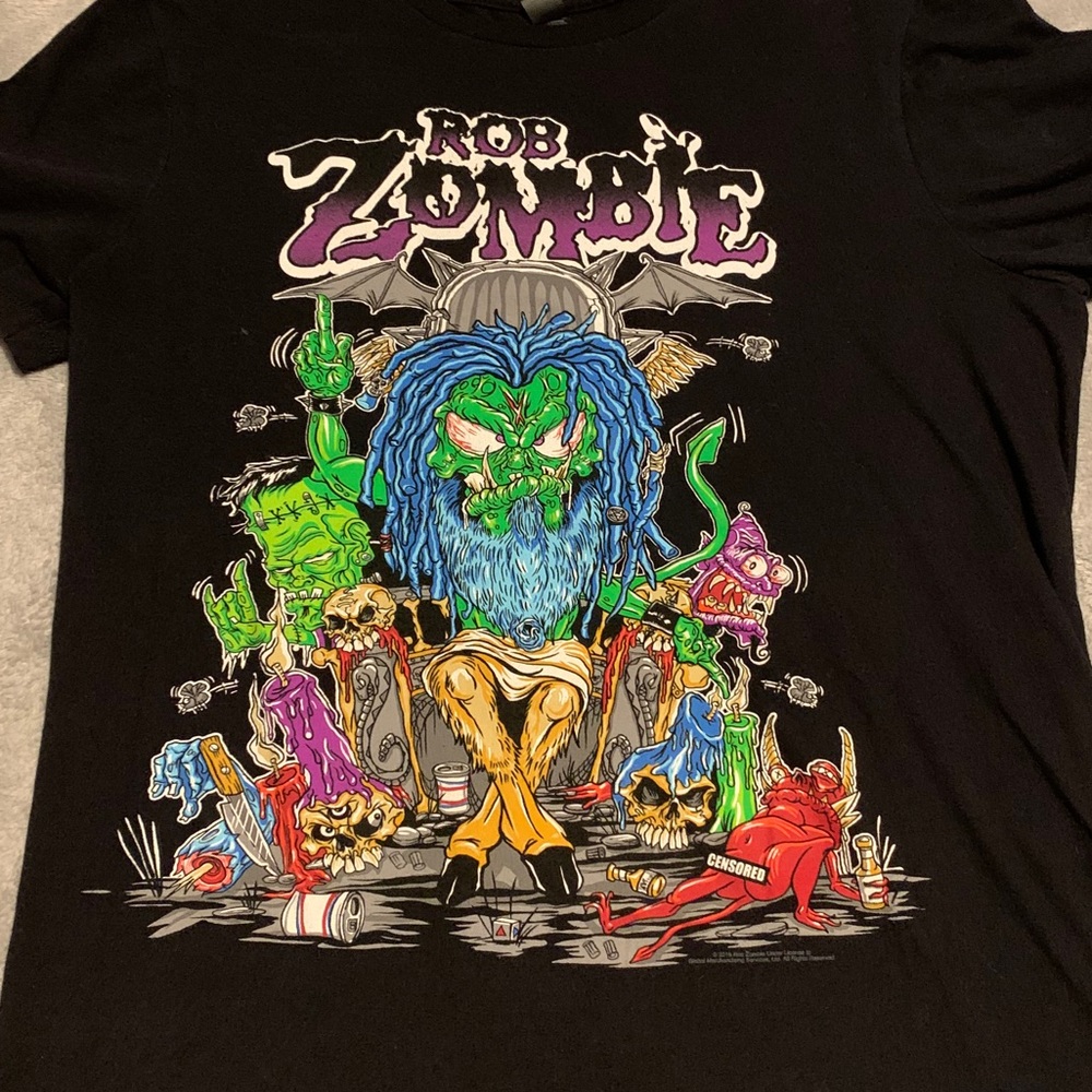Psychedelic Rob Zombie Tee